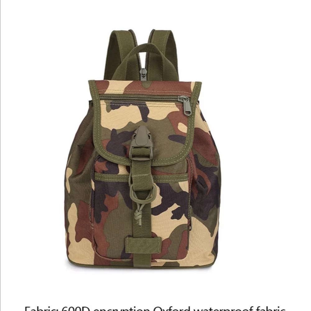 Camo Mini Backpack NWOT